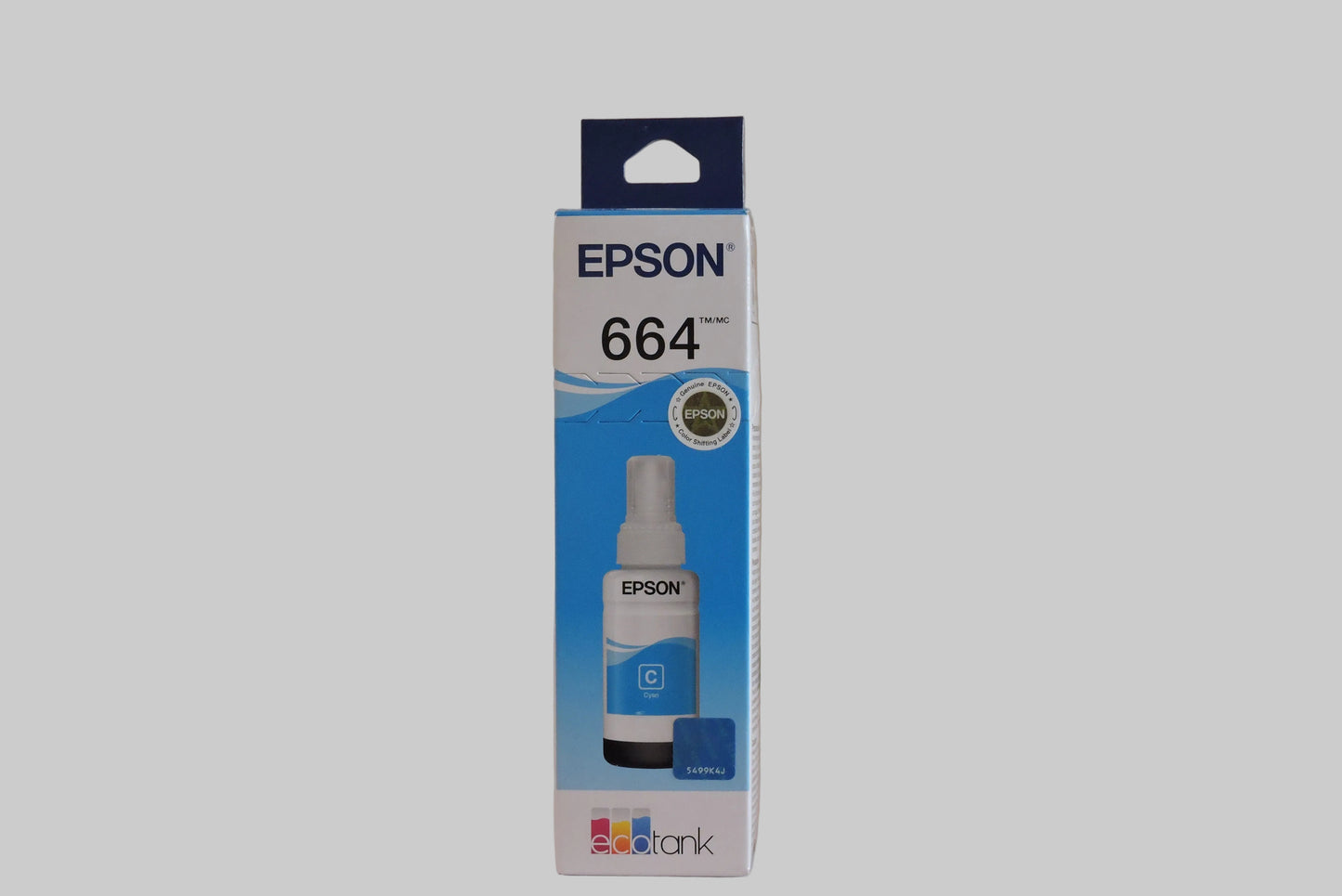 Botella de Tinta Cyan Original Epson T664 (SKU T664220)