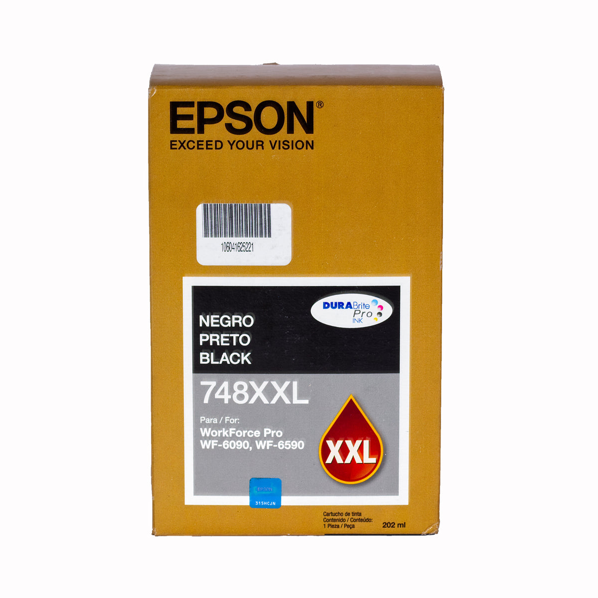 Botella de Tinta Negra Original Epson T748XXL (SKU T748XXL120)