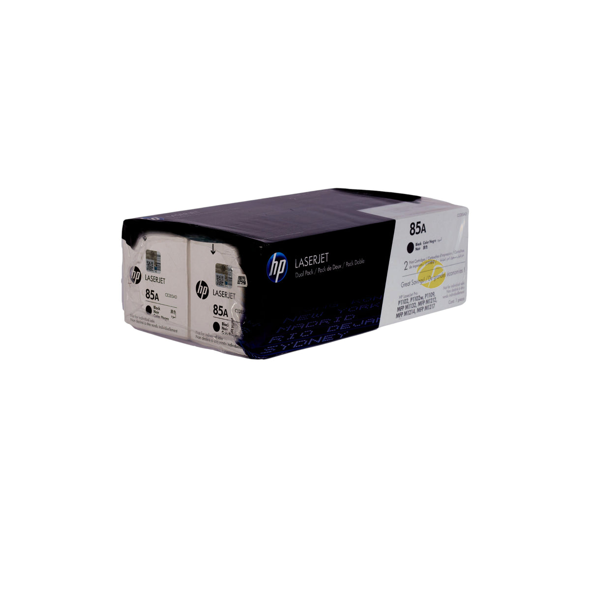 Cartucho de Toner Negro Original HP 85A Dual Pack (SKU CE285AD)