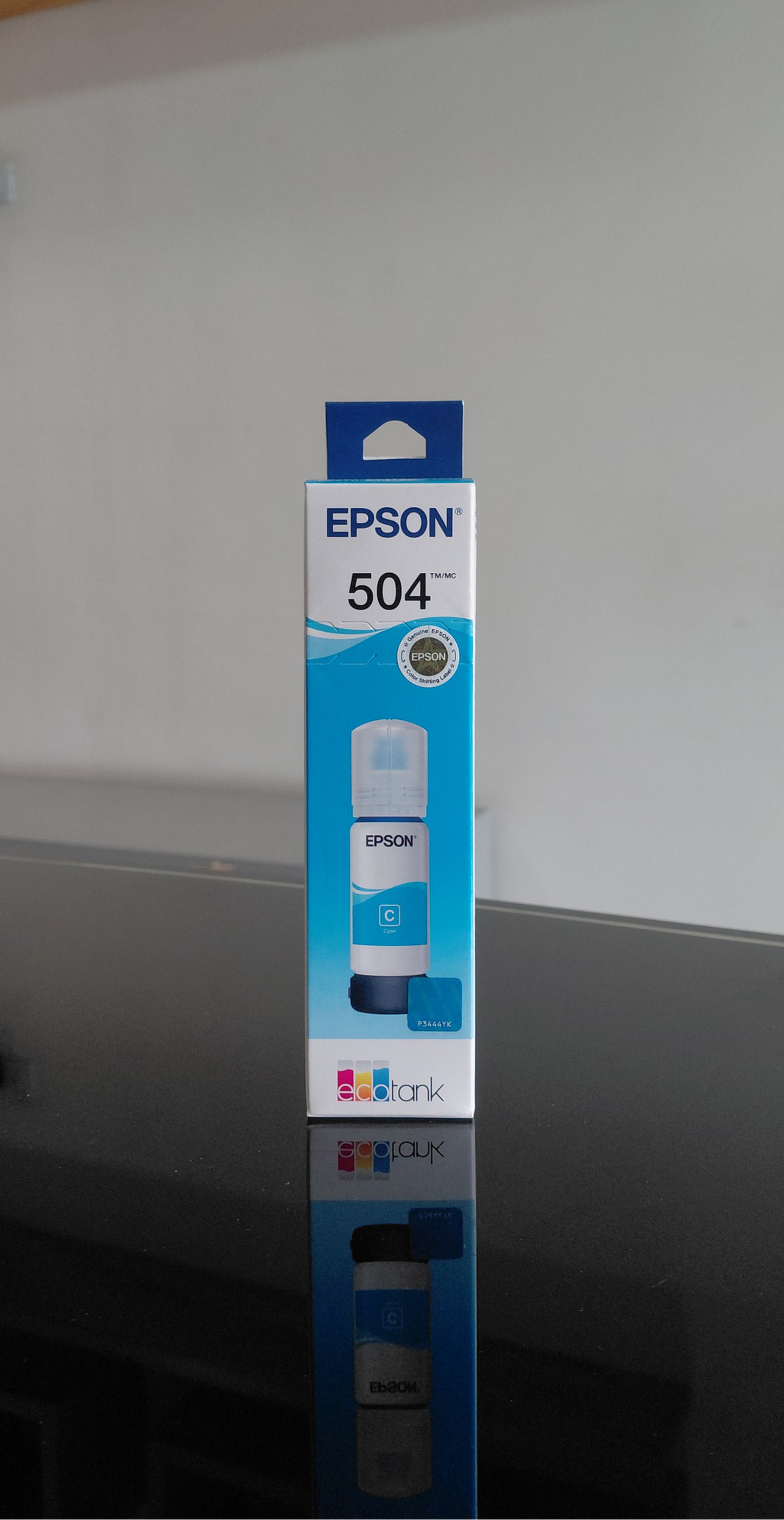 Botella de Tinta Cyan Original Epson T504 (SKU T504220)