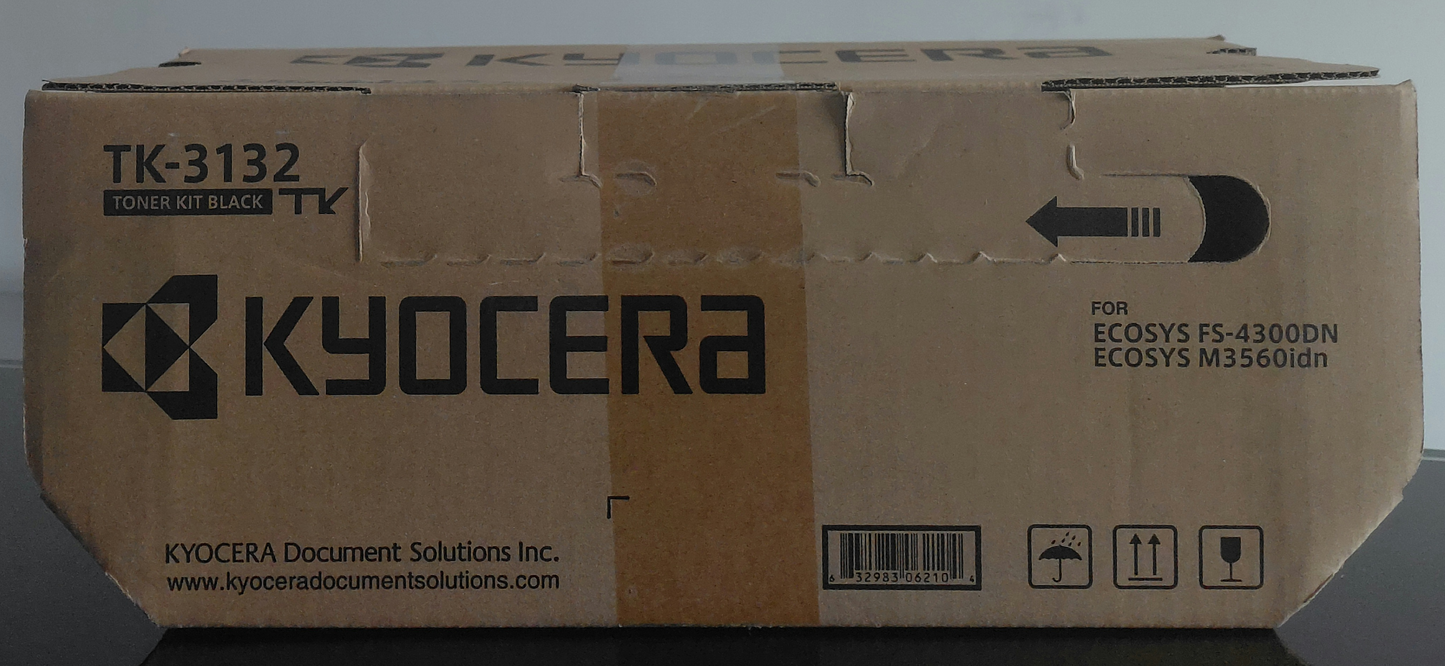 Cartucho de Tóner Negro Original Kyocera TK-3132 (SKU 1T02LV0USV)