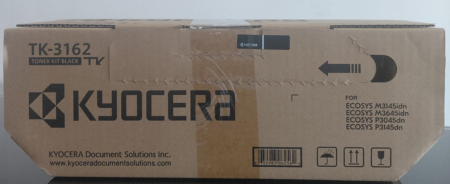 Cartucho de Tóner Negro Original Kyocera TK-3162 (SKU 1T02T90USV)