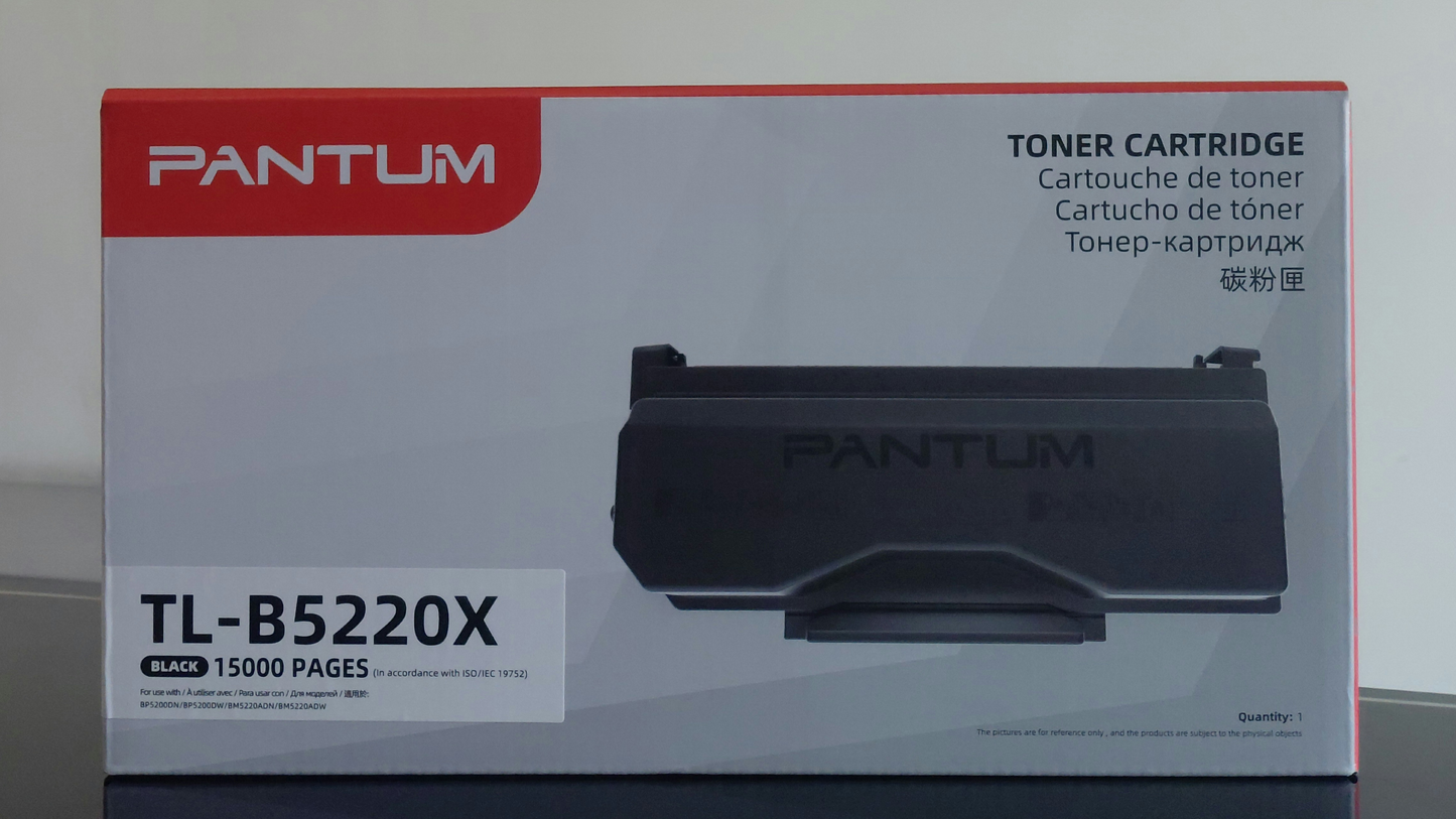 Cartucho de Tóner Negro Original Pantum TL-B5220X