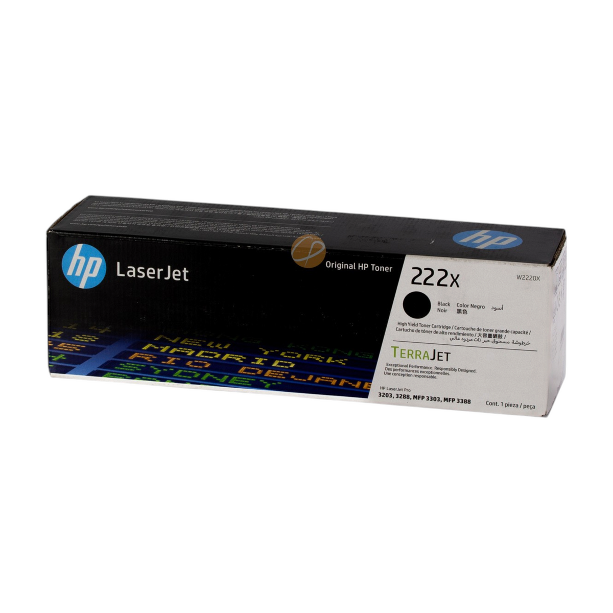 Cartucho de tóner negro original HP 222X de Compras Perfectas para impresoras láser LaserJet Pro