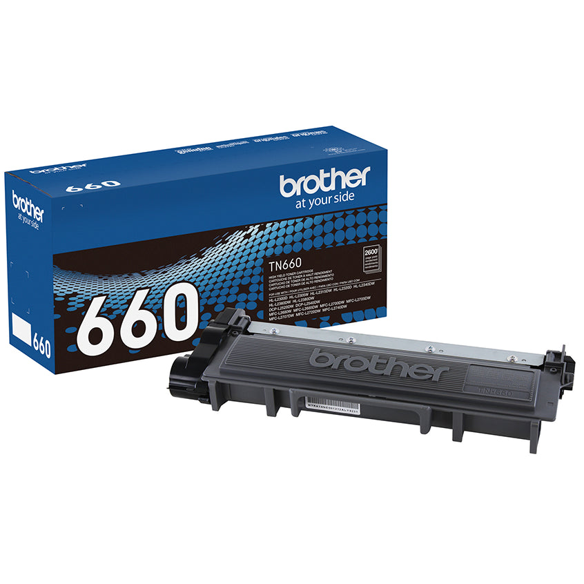 Tóner Original Brother TN660 Negro – Alto Rendimiento para Pymes