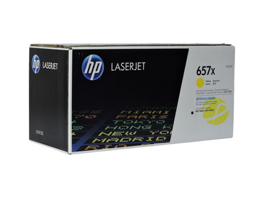 Cartucho de tóner amarillo original HP 657X de Compras Perfectas para impresoras láser LaserJet Enterprise