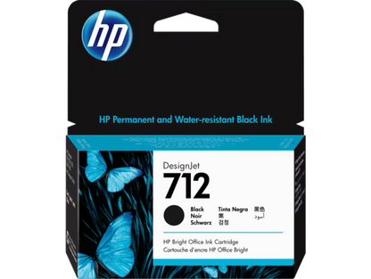 Cartucho de Tinta HP 712 Negro DesignJet 38 ml (3ED70A) – ~500 Páginas