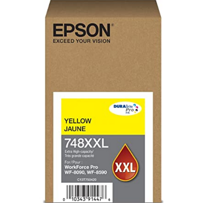 Botella de Tinta Amarillo Original Epson T748XXL (SKU T748XXL420)