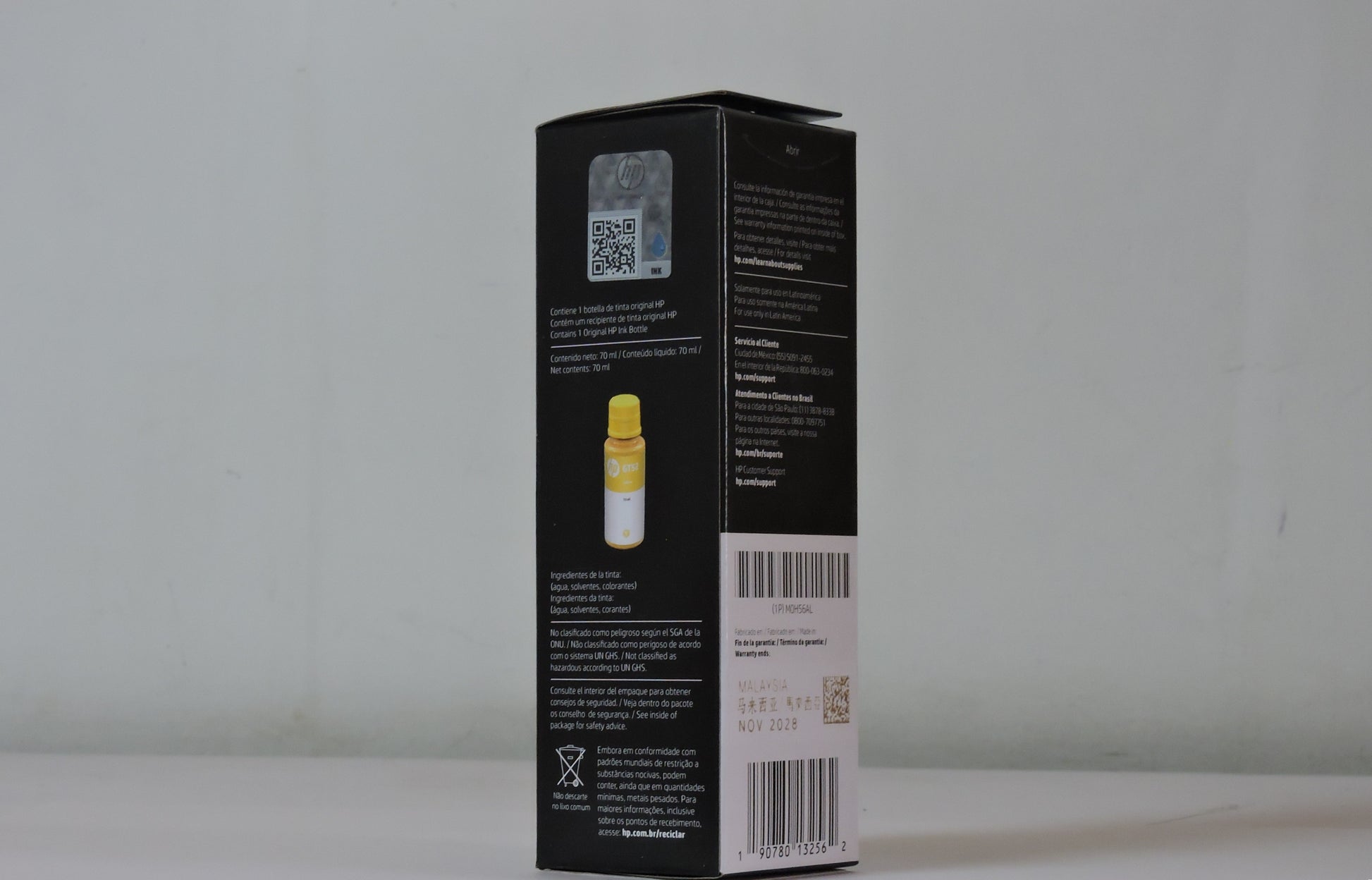 Botella de Tinta Amarillo Original HP GT52 (SKU M0H56AL)