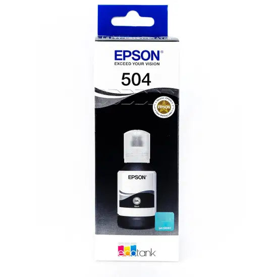 Epson T504 Original Black Ink Bottle (127 ml)