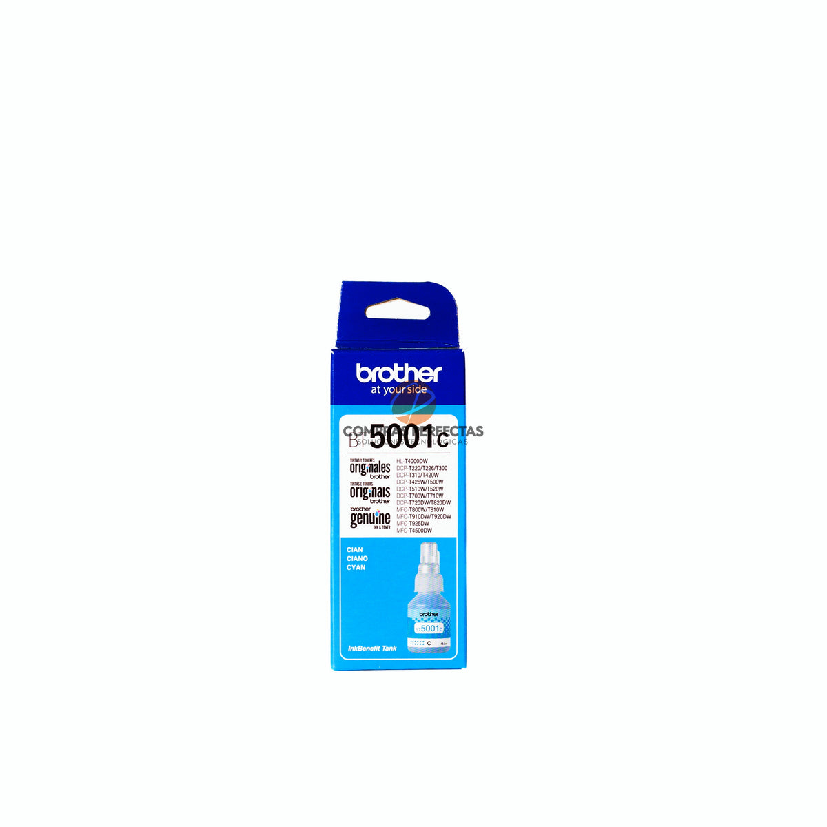 Botella de Tinta Cian Original Brother (SKU BT5001C)