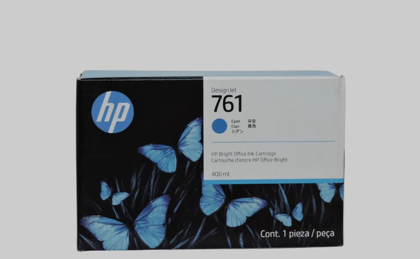 Cartucho de Tinta Cian Original HP 761 (SKU CM994A)
