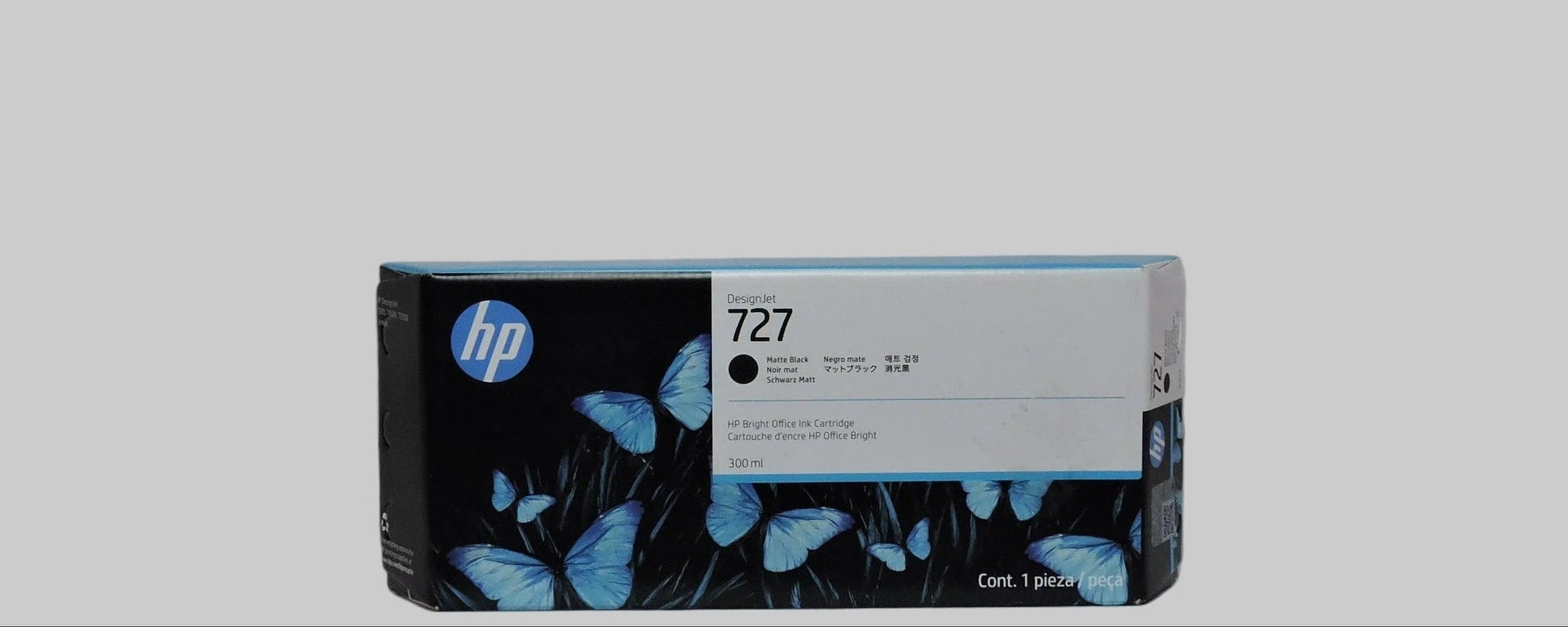 Cartucho de Tinta Negro Mate Original HP 727 DesignJet (SKU C1Q12A)