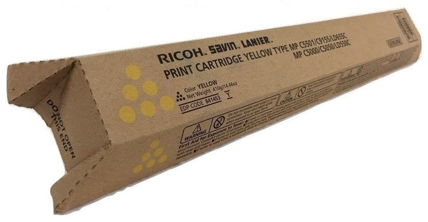 Cartucho de Tóner Amarillo Original Ricoh MP C5501 (SKU 841453)