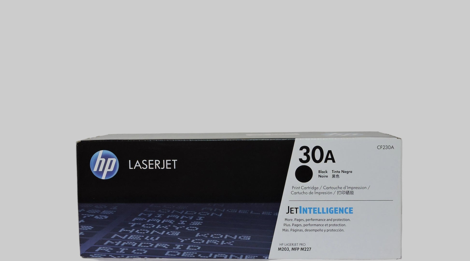 Cartucho de Tóner Negro Original HP 30A (SKU CF230A)