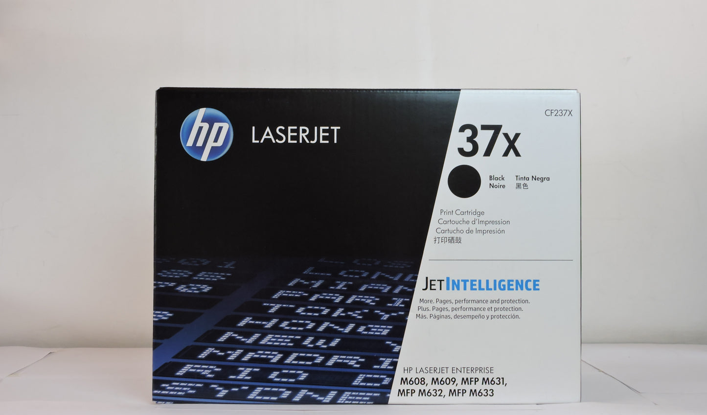 Cartucho de Tóner Negro Original HP 37X (SKU CF237X)