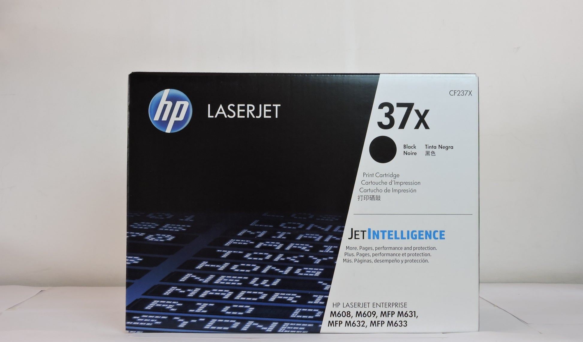 Cartucho de Tóner Negro Original HP 37X (SKU CF237X)
