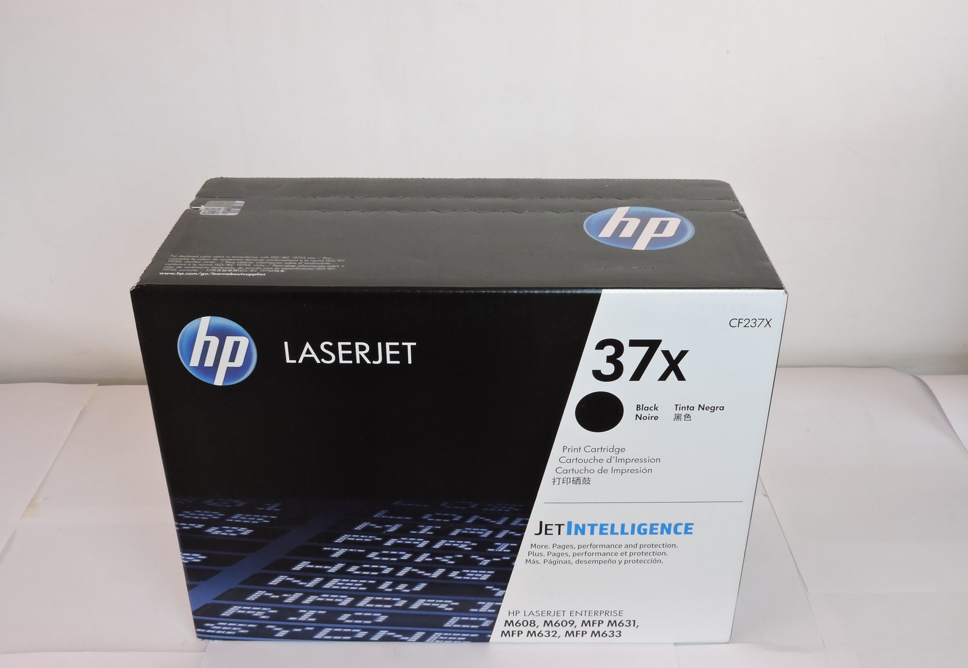 Cartucho de Tóner Negro Original HP 37X (SKU CF237X)