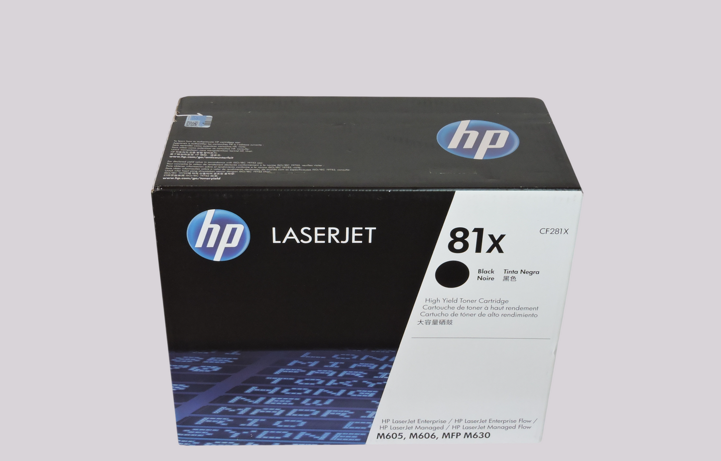 Cartucho de Tóner Negro Original HP 81X (SKU CF281X)