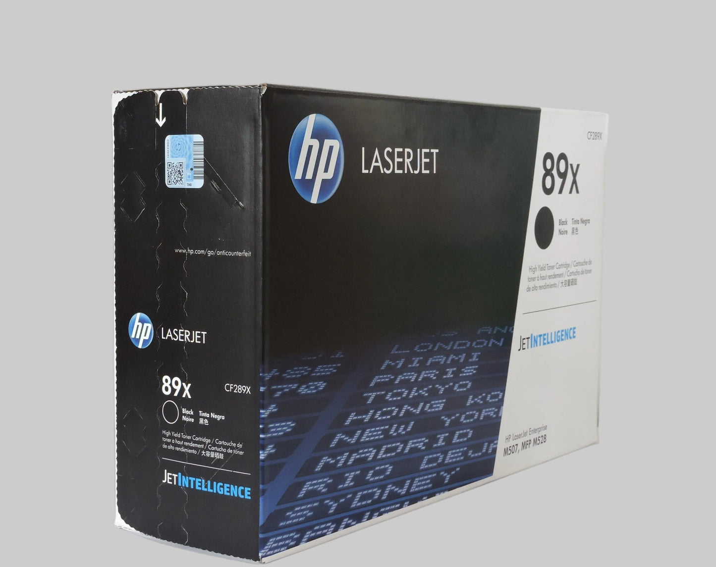 Cartucho de Tóner Negro Original HP 89X (SKU CF289X)