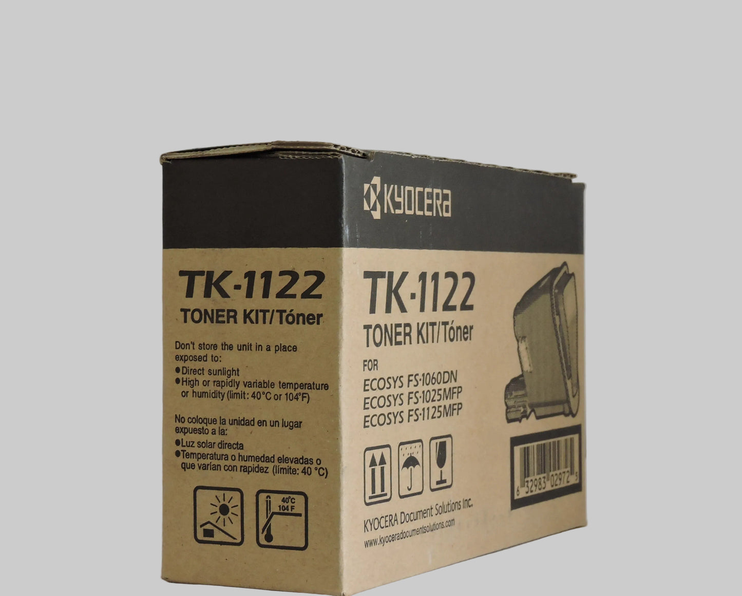 Cartucho de Tóner Negro Original Kyocera TK-1122 (SKU 1T02M70UXV)
