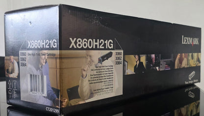 Cartucho de Tóner Negro Original Lexmark X860H21G