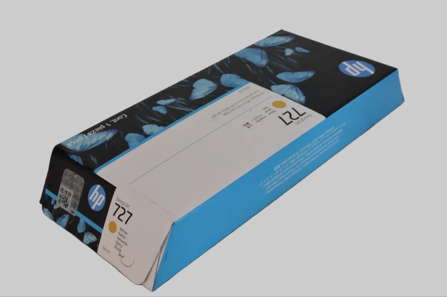 Cartucho de Tinta Amarillo Original HP 727 DesignJet  (SKU F9J78A)