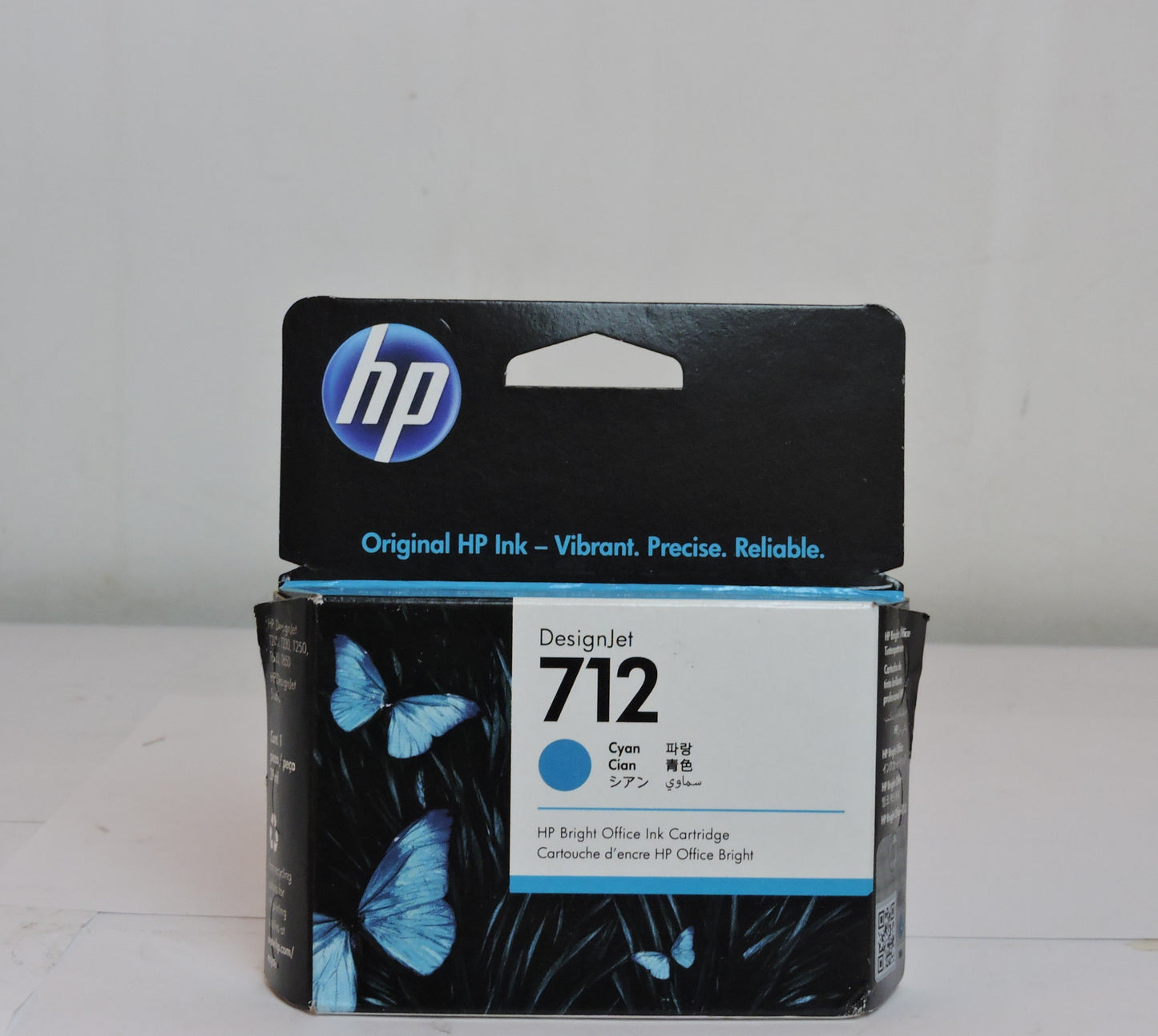 Cartucho de Tinta Cian Original HP 712 (SKU 3ED67A)