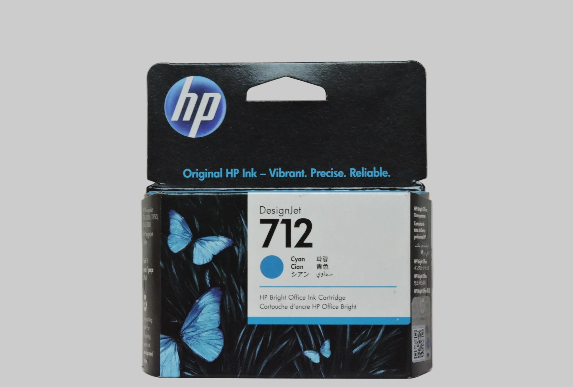 Cartucho de Tinta Cian Original HP 712 (SKU 3ED67A)