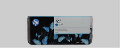 Cartucho de Tinta Cian Original HP 727 DesignJet  (SKU F9J76A)