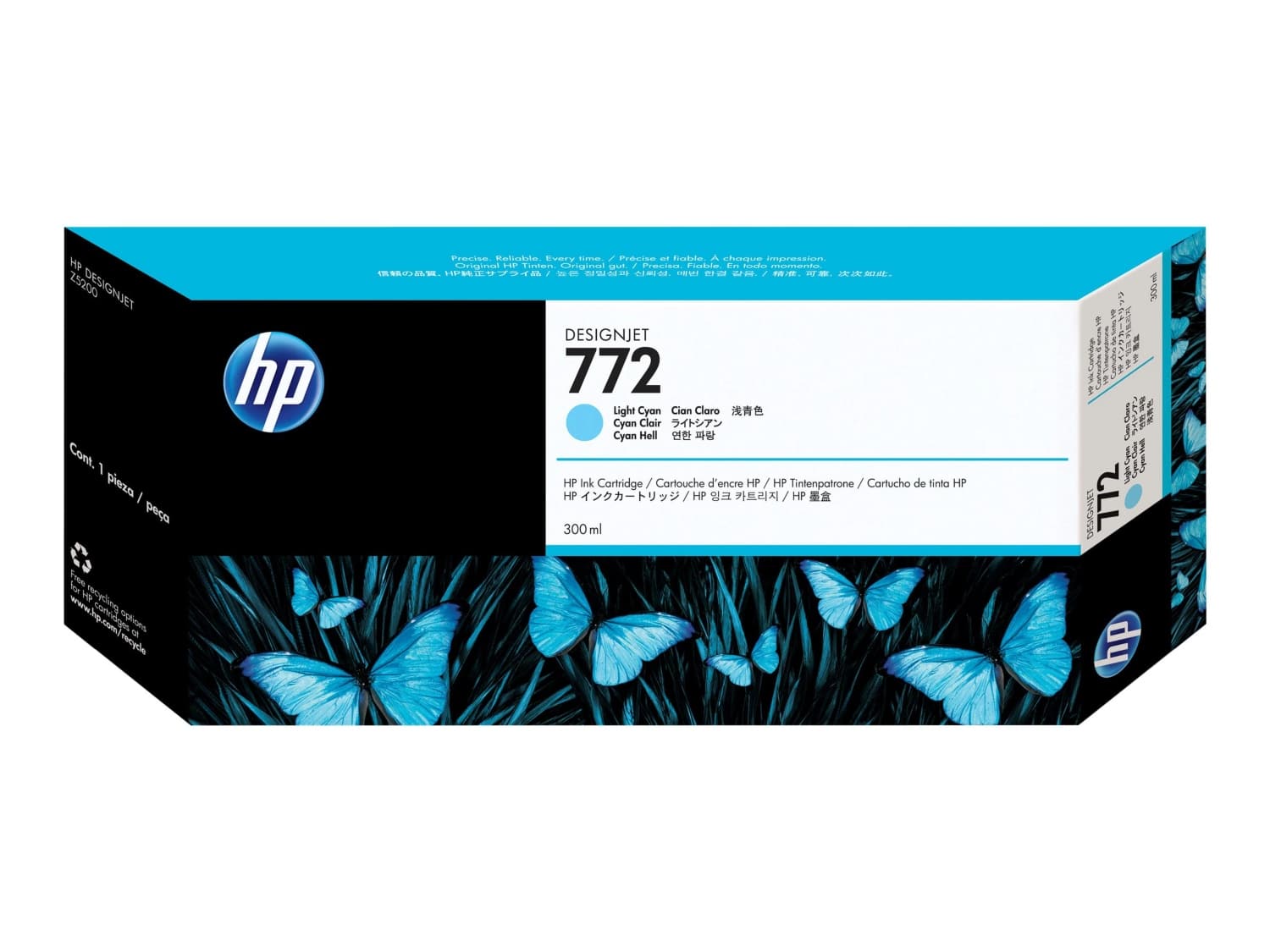 Cartucho de Tinta Cian Original HP 772 (SKU CN632A)