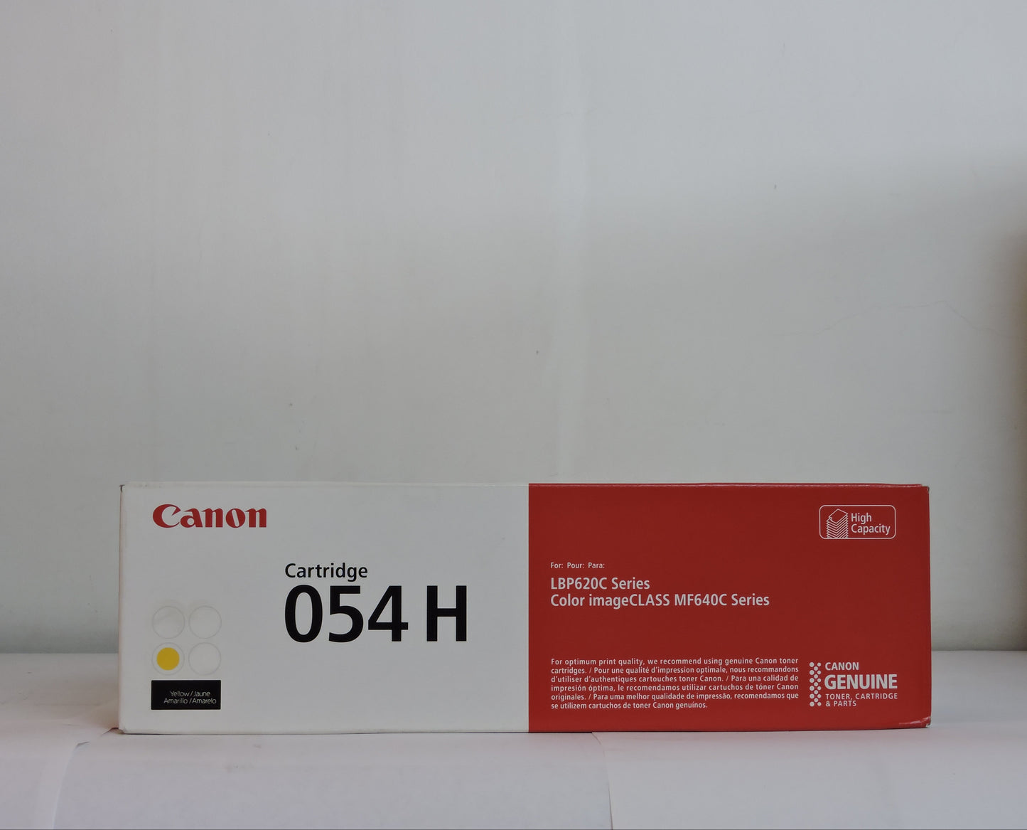 Cartucho de Tóner Amarillo Original Canon 054H (SKU 3025C001AA)