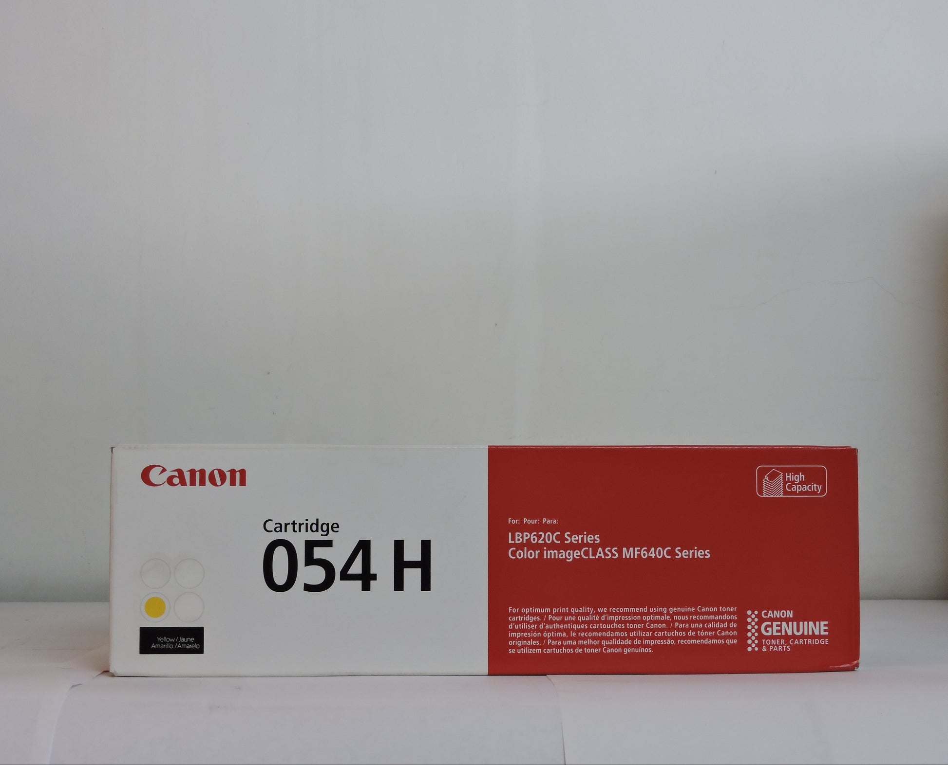 Cartucho de Tóner Amarillo Original Canon 054H (SKU 3025C001AA)