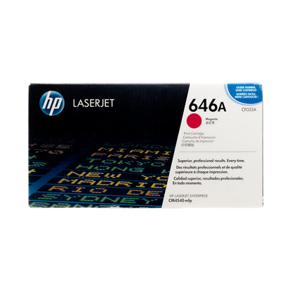 Cartucho de Tóner Cian Magenta HP 646A (SKU CF031A)