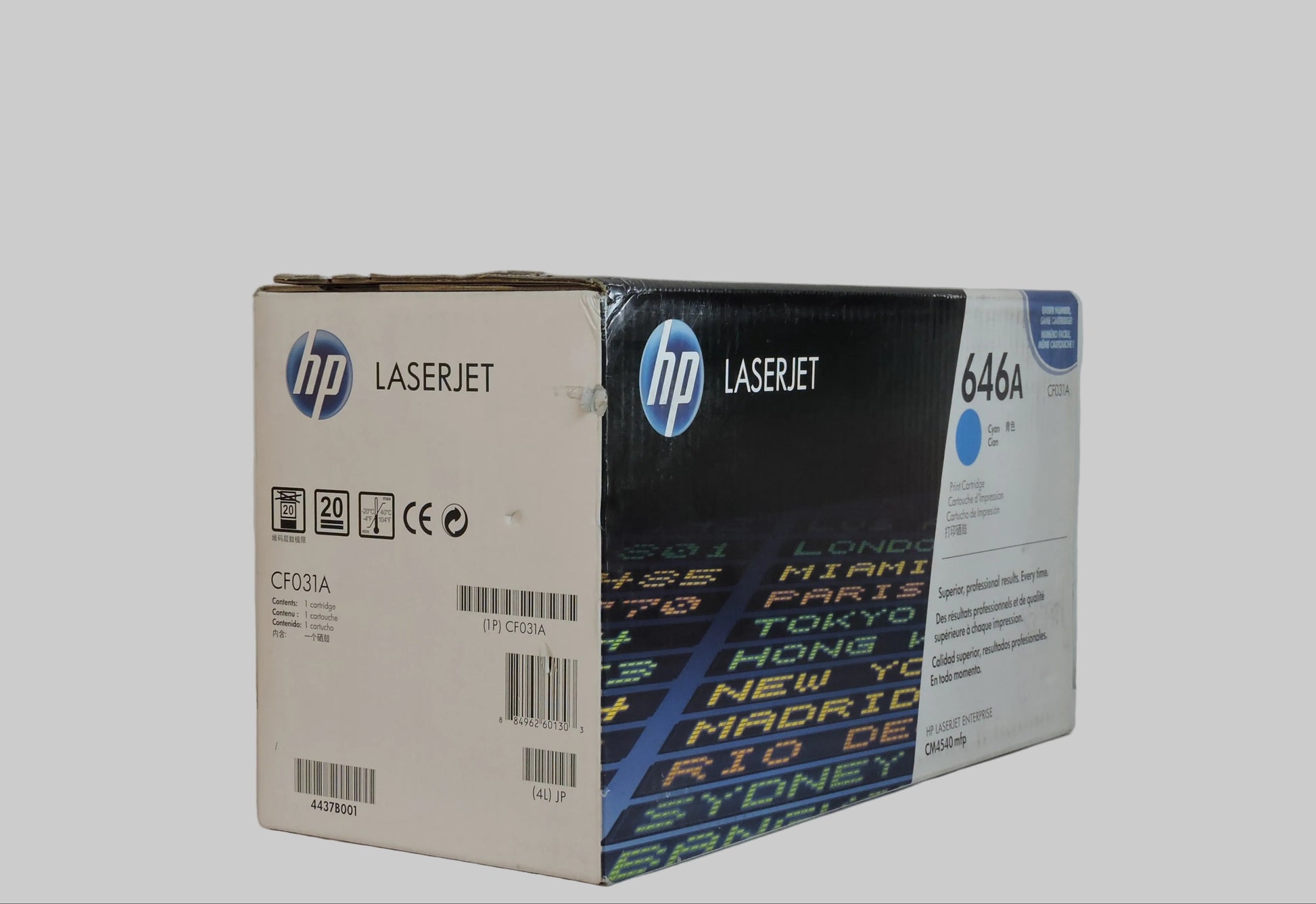 Cartucho de Tóner Cian Original HP 646A (SKU CF031A)