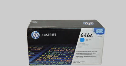 Cartucho de Tóner Cian Original HP 646A (SKU CF031A)