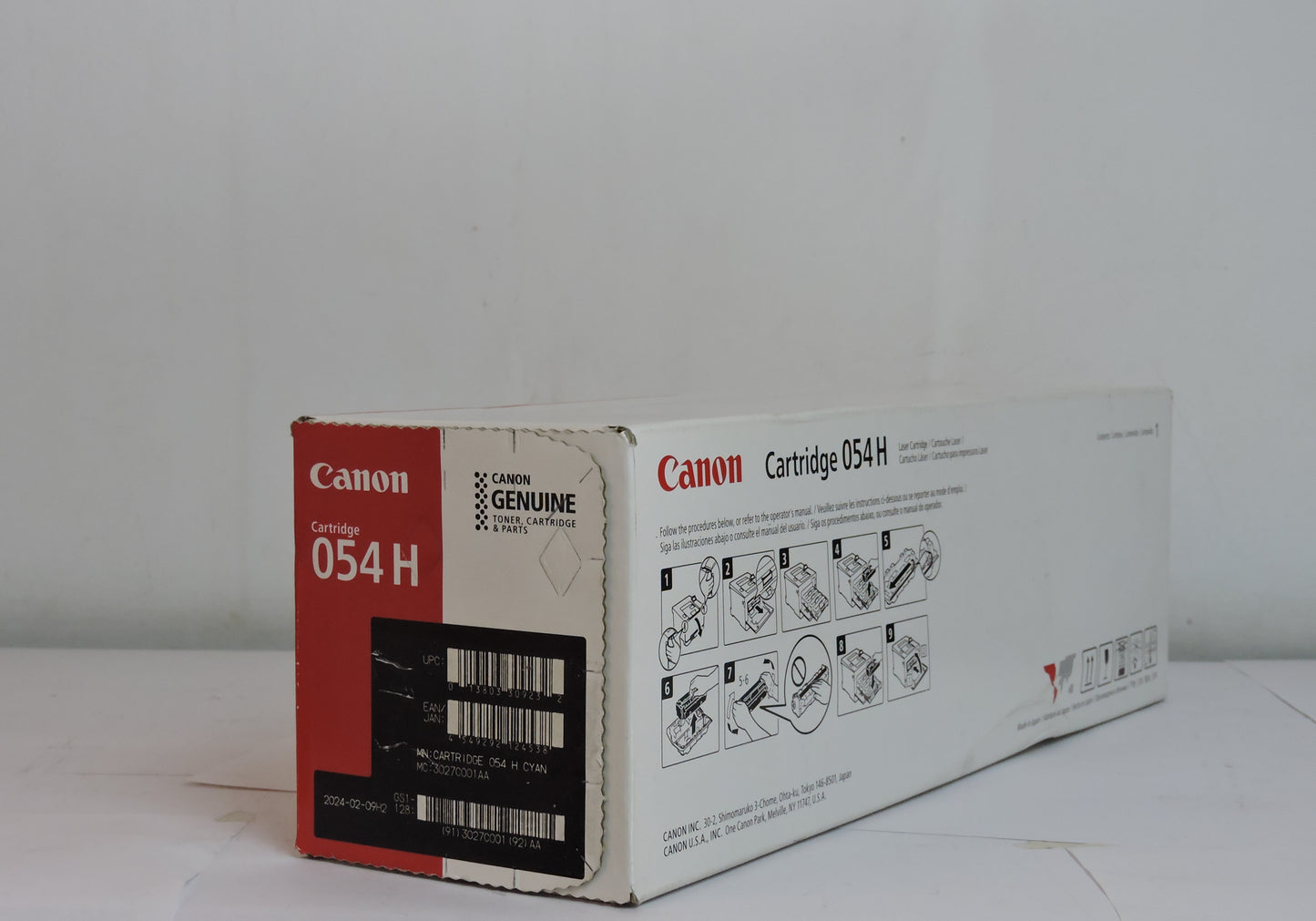 Cartucho de Tóner Cyan Original Canon 054H (SKU 3027C001AA)