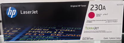Cartucho de Toner Magenta Original HP 230A LaserJet (W2303A)