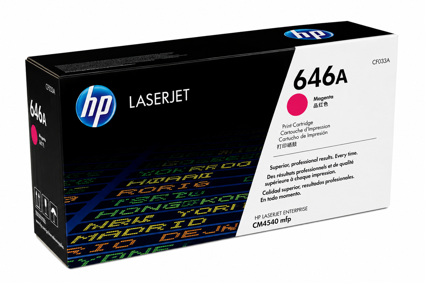 Cartucho de Tóner Magenta Original HP 646A (SKU CF033A)