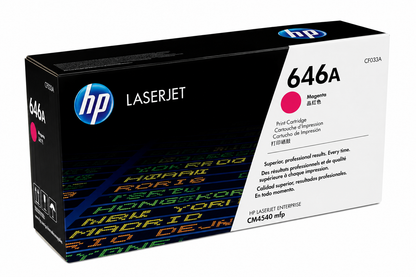 Cartucho de Tóner Magenta Original HP 646A (SKU CF033A)