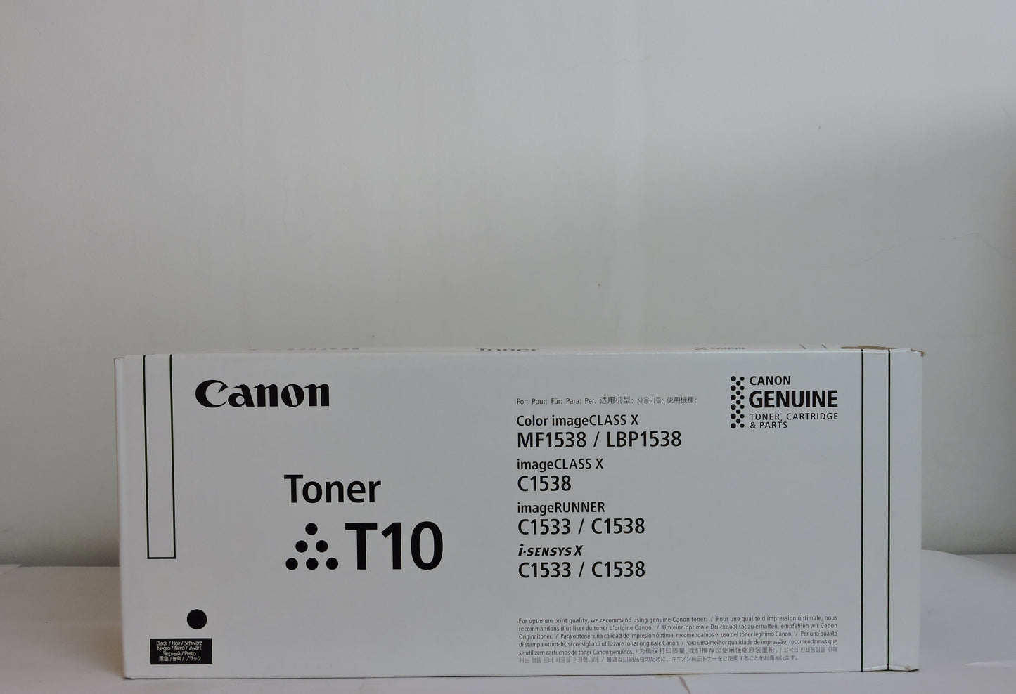 Cartucho de Tóner Negro Original Canon T10 (SKU 4566C001AA)