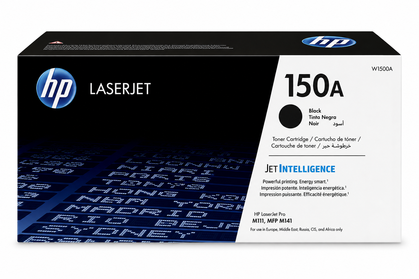 Cartucho de Tóner Negro Original HP 150A (SKU W1500A)