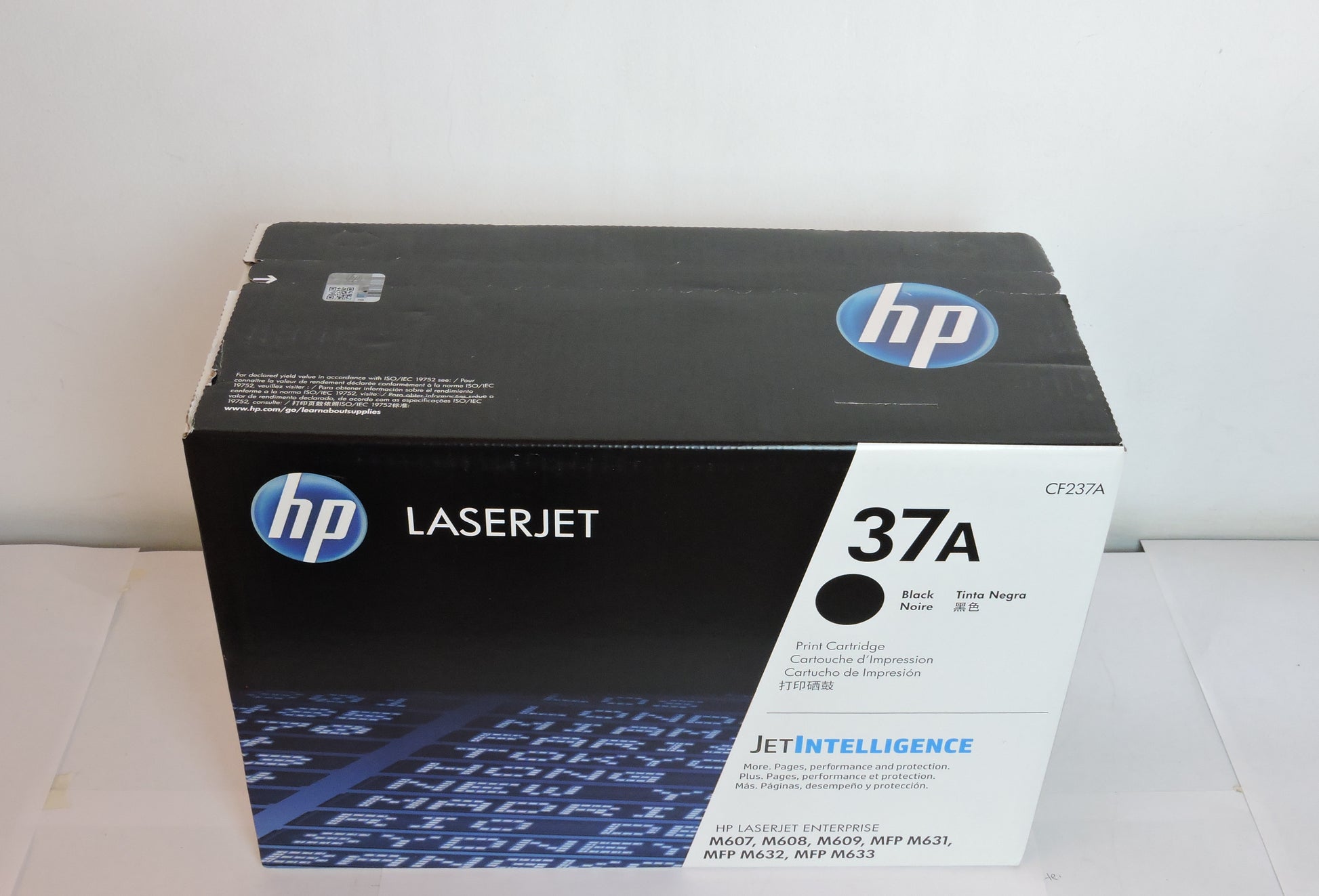 Cartucho de Tóner Negro Original HP 37A (SKU CF237A)