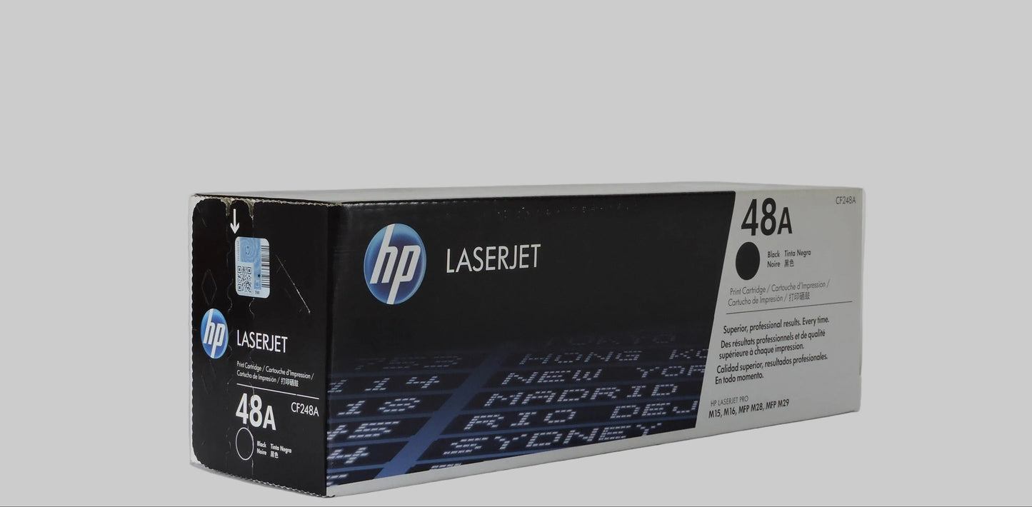 Cartucho de Tóner Negro Original HP 48A (SKU CF248A)