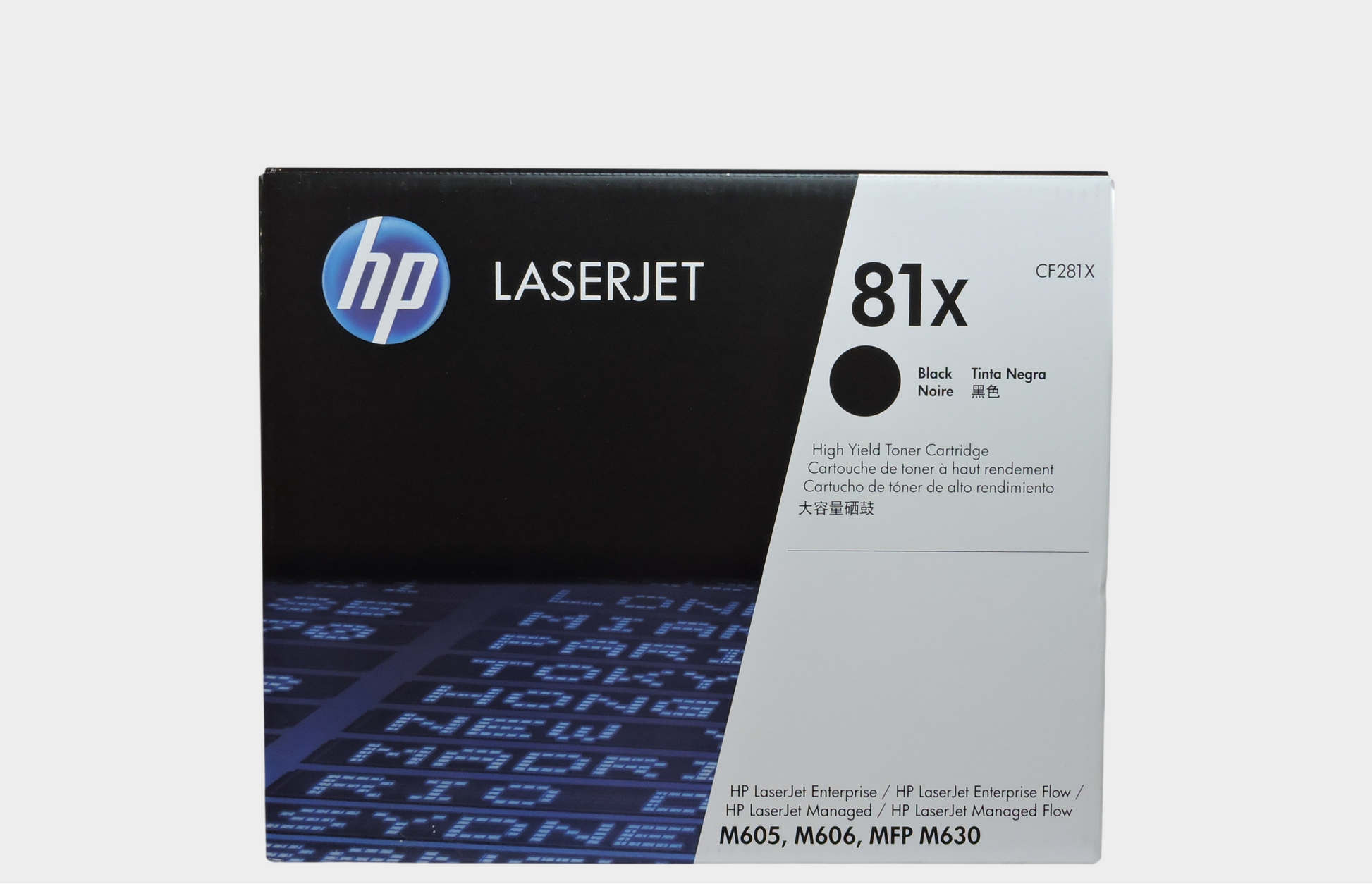 Cartucho de Tóner Negro Original HP 81X (SKU CF281X)