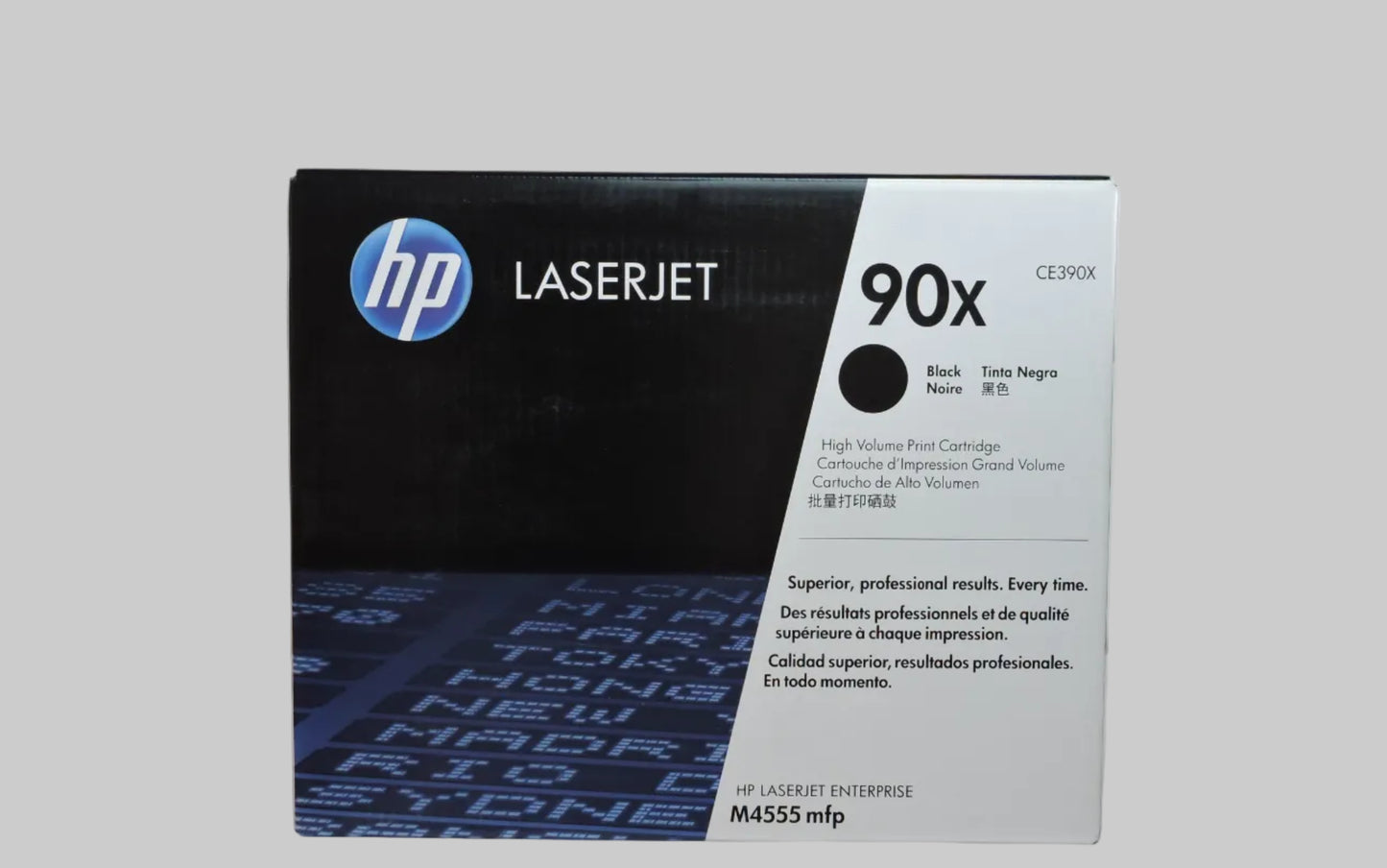 Cartucho de Tóner Negro Original HP 90X (SKU CE390X)