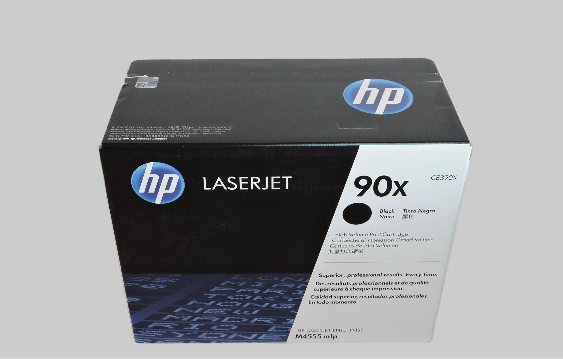 Cartucho de Tóner Negro Original HP 90X (SKU CE390X)