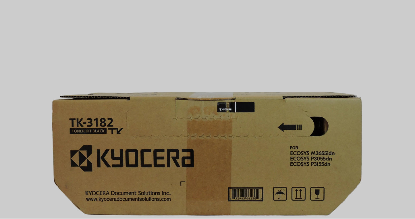 Cartucho de Tóner Negro Original Kyocera TK-3182 (SKU 1T02T70USV)