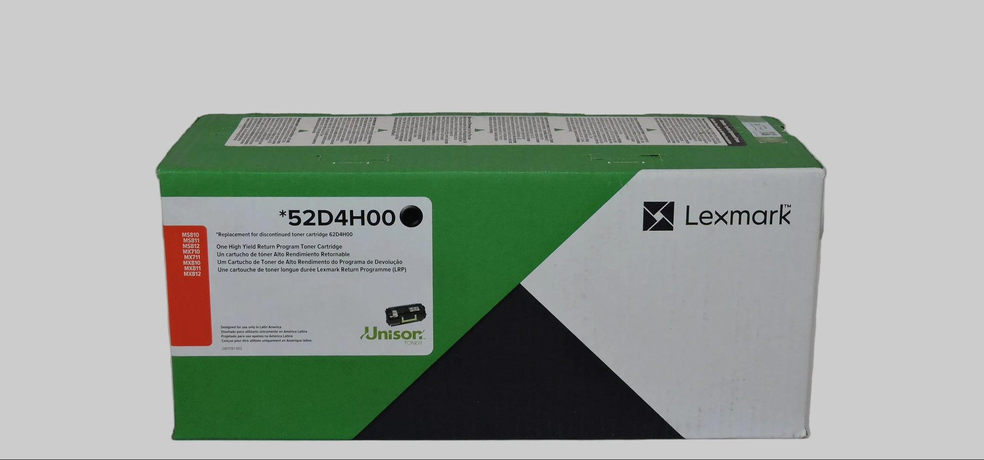 Cartucho de Tóner Negro Original Lexmark 52D4H00 / 524H