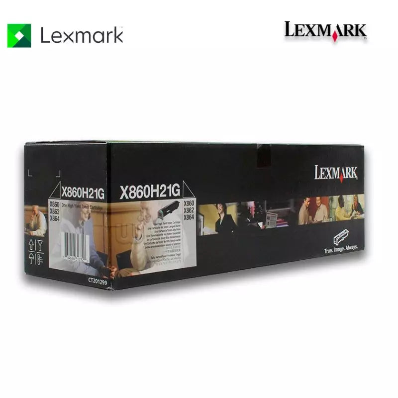 Cartucho de Tóner Negro Original Lexmark X860H21G Alto Rendimiento (35k pág)